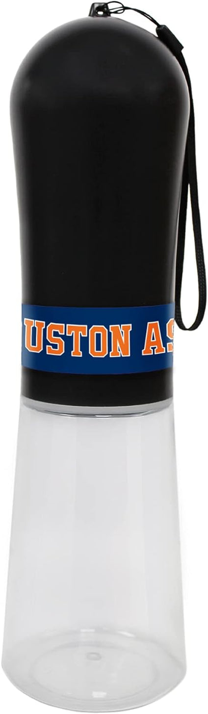 Houston Astros Baseball Pet Water Bottle