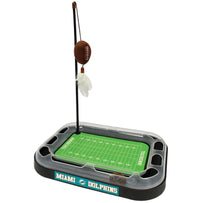 Miami Dolphins Football Field Cat Scratcher Toy