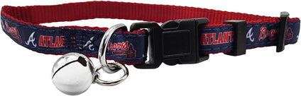 Atlanta Braves Satin Cat Collar