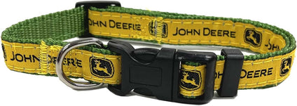 John Deere Woven Pet Collar