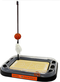 U Of Miami Basketball Cat Scratcher Toy