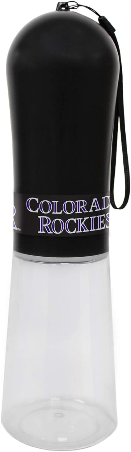 Colorado Rockies Baseball Pet Water Bottle