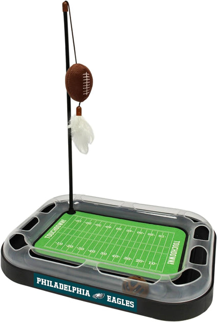 Philadelphia Eagles Football Field Cat Scratcher Toy