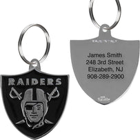 Las Vegas Raiders Dog Tag