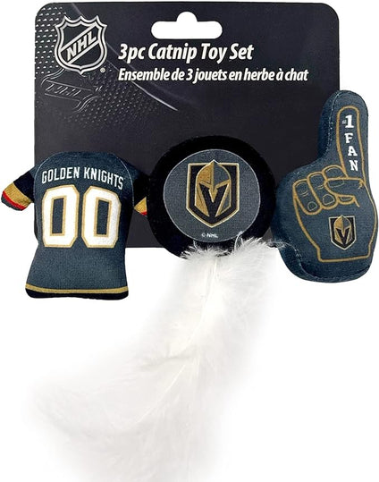 Las Vegas Golden Knights 3 Pc Cat Nip Toy Set