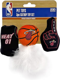 Miami Heat 3 Pc Cat Nip Toy Set