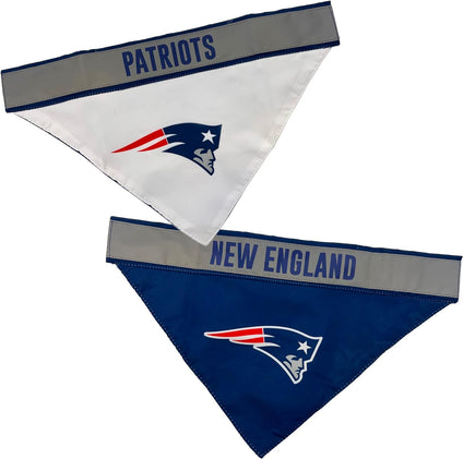 New England Patriots Reflective Reversible Bandana