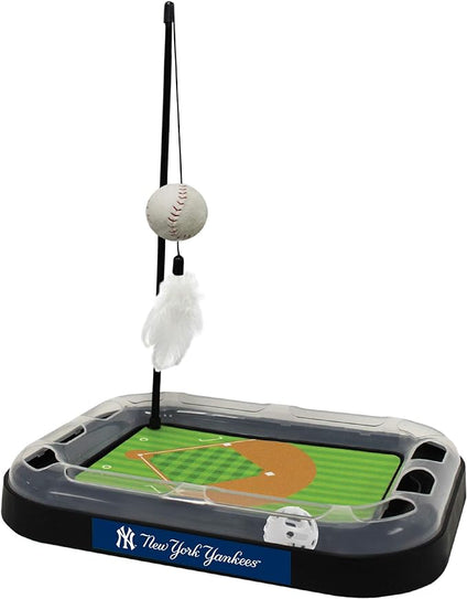 New York Yankees Baseball Cat Scratcher Toy