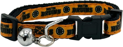 Boston Bruins Satin Cat Collar