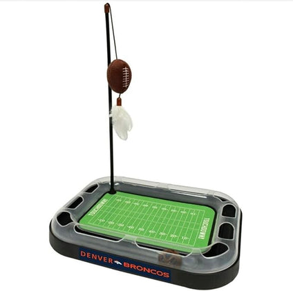 Denver Broncos Football Field Cat Scratcher Toy