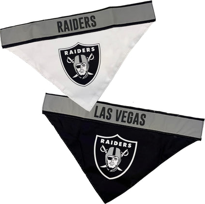 Las Vegas Raiders Reflective Reversible Bandana