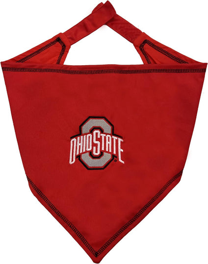 Ohio State Tie Around Bandana