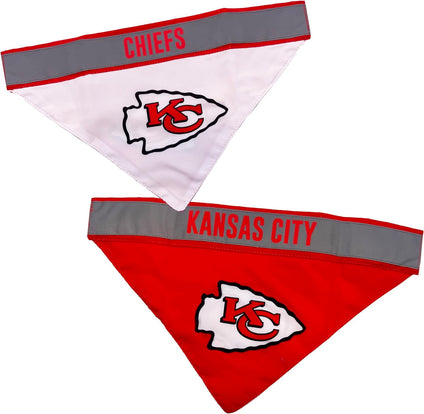 Kansas City Chiefs Reflective Reversible Bandana