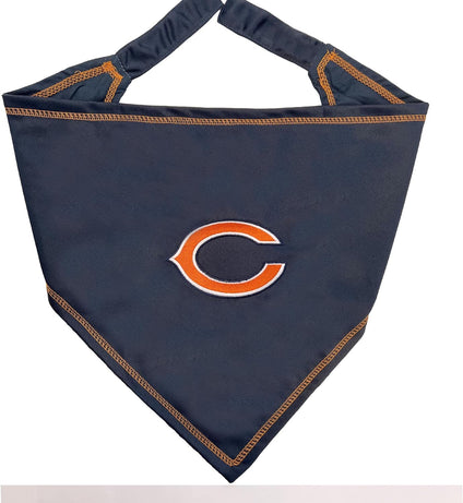 Chicago Bears Tie Around Bandana