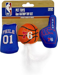 76ers 3 Pc Cat Nip Toy Set