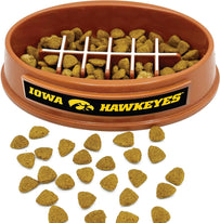 Iowa   Football Slow Feeder Bowl