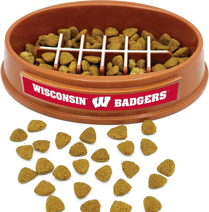 Wisconsin Football Slow Feeder Bowl