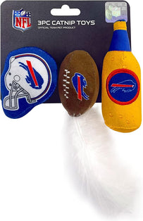 Buffalo Bills 3 Pc Cat Nip Toy Set