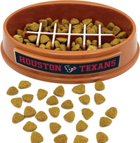 Houston Texans Football Slow Feeder Bowl