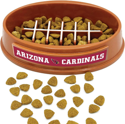 Arizona Cardinals Football Slow Feeder Bowl