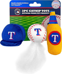 Texas Rangers 3 Pc Cat Nip Toy Set