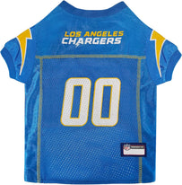 Los Angeles Chargers Pet Striped Jersey