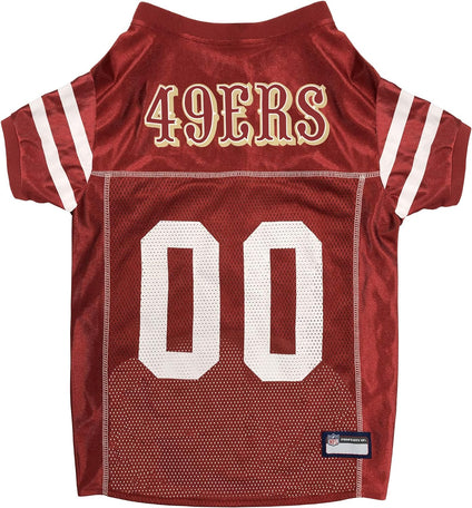 San Francisco 49ers Pet Striped Jersey