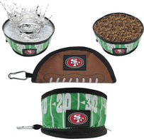 San Francisco 49ers Collapsible Pet Bowl