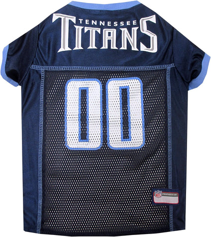 Tennessee Titans Pet Striped Jersey