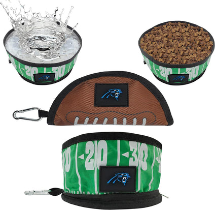 Carolina Panthers Collapsible Pet Bowl