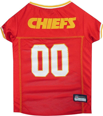 Kansas City Chiefs Pet Striped Jersey