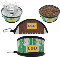 LSU Collapsible Pet Bowl