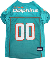 Miami Dolphins Pet Striped Jersey