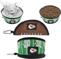 Kansas City Chiefs Collapsible Pet Bowl