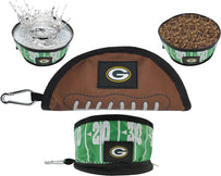 Green Bay Packers Collapsible Pet Bowl