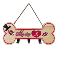 ALABAMA BONE SHAPE SIGN WITH HOOKS