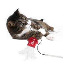ALABAMA CRIMSON TIDE TEAM JERSEY WAND WITH CAT NIP