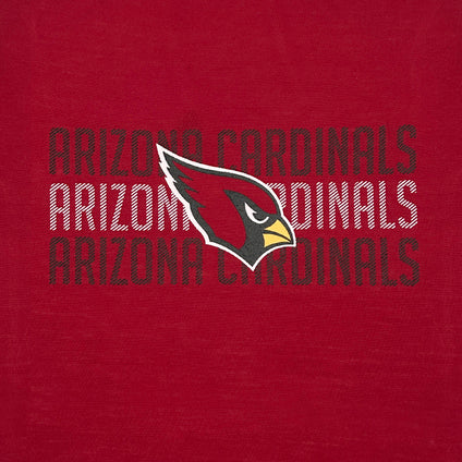Arizona Cardinals  Pet Stripe Text Tee Shirt