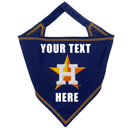 Houston Astros Tie Around Bandana - Personalize