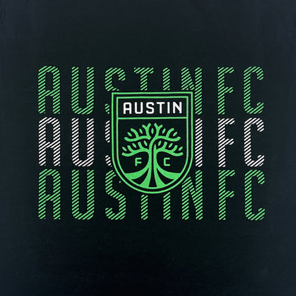 Austin FC Stripe Text Tee Shirt