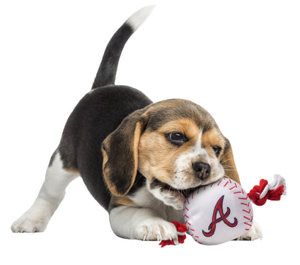 Atlanta Braves Nylon Baseball Rope Toy