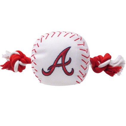 Atlanta Braves Nylon Baseball Rope Toy