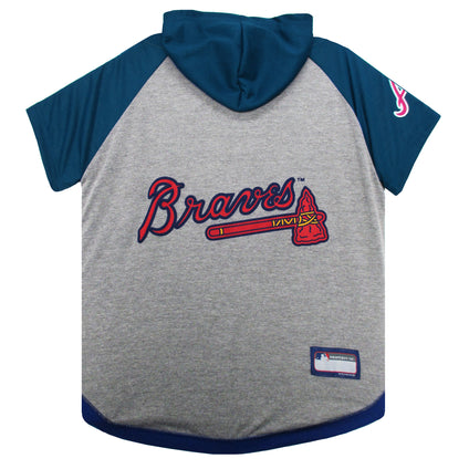 Atlanta Braves Hoodie Tee Shirt