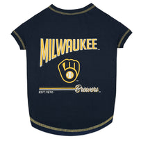 Milwaukee Brewers Bold City Text Tee Shirt