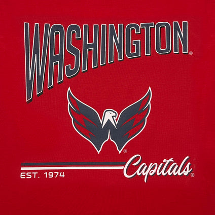 Washington Capitals Bold City Text Tee Shirt