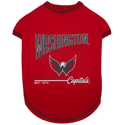 Washington Capitals Bold City Text Tee Shirt