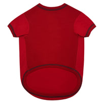 Washington Capitals Pet Stripe Text Tee Shirt