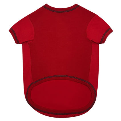 Washington Capitals Pet Stripe Text Tee Shirt
