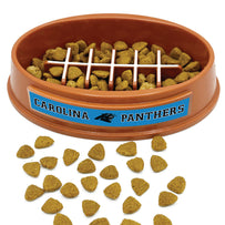 Carolina Panthers Football Slow Feeder Bowl