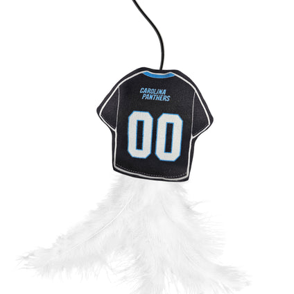 CAROLINA PANTHERS TEAM JERSEY WAND WITH CAT NIP